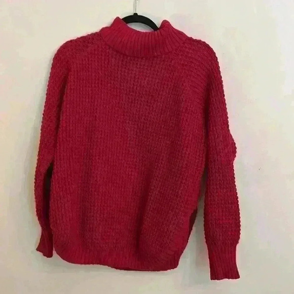 Shein Chunky Red Turtleneck Sweater Size L - Picture 5 of 5